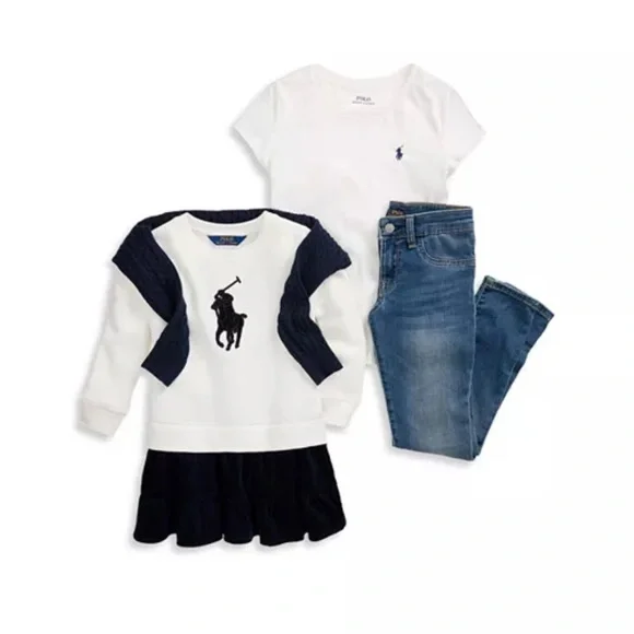 Polo Ralph Lauren Girls’ Crewneck T-Shirt - Picture 3 of 6